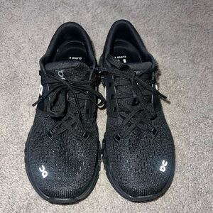 On Running Cloud X Black Athletic Shoes